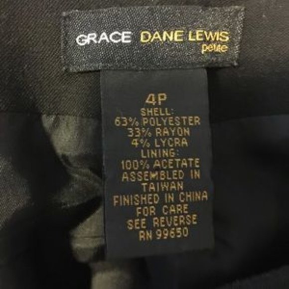 Grace Dane Lewis Skirt Size 4 Petite - Picture 3 of 3